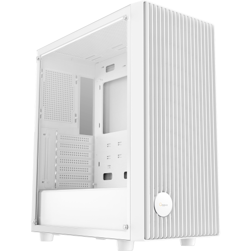 Корпус ПК Ocypus Gamma C70 WH - Midi-Tower без блока питания, поддержка ATX, mATX, mITX, 1xUSB-A 3.0 и 1xUSB 2.0, белый цвет