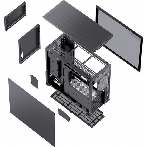 Корпус JONSBO D41 MESH Midi-Tower без блока питания - Черный ATX/mATX с USB-A 3.2 и USB-C 3.2