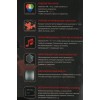Клавиатура A4Tech B828N для геймеров с LED-подсветкой, USB, черный/серый, 1.8 м кабель