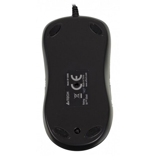 Купить оптическую мышь A4Tech OP-560NU черного цвета с разрешением 1200dpi и USB подключением