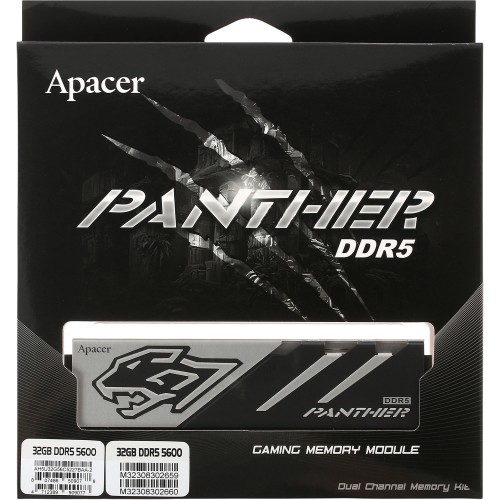 Модуль памяти APACER DIMM DDR5-5600 32GB (16GBx2) AH5U32G56C5227BAA-2