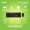 Клавиатура и мышь Acer OKR120: Беспроводной мультимедийный комплект в черном цвете (ZL.KBDEE.007)