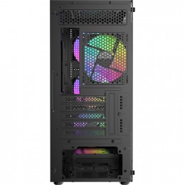 Корпус ПК без блока питания/ Case Ocypus Gamma C50 BK ARGB, Mini-Tower, TG, 4x120mm ARGB, 1xUSB-A 3.0 + 2xUSB 2.0, mATX, mITX Black