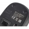 Беспроводная оптическая мышь Оклик 665MW черная/красная 1600dpi с USB для ноутбука - 3 кнопки