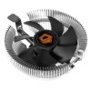 Кулер ID-Cooling DK-01 Soc-AM5/AM4/1200/1700/1851 черный 4-pin 29dB Al 95W 195gr Ret [DK-01]