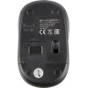 Беспроводная оптическая мышь Оклик 665MW черная/красная 1600dpi с USB для ноутбука - 3 кнопки