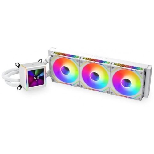 Система водяного охлаждения Lian-Li Galahad II LCD 360 SL-INF ARGB Soc-AM5/AM4/1200/1700/1851 белый 4-pin 29dB Al+Cu LCD Ret (G89.GA2ALCD36INW.00) [G89.GA2ALCD36INW.00]