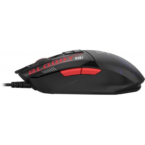 Мышь A4Tech Bloody W60 Max Mini черный/рисунок оптическая 12000dpi USB 9but