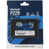 Твердотельный накопитель Patriot SATA-III 512GB P220S512G25 - Высокая производительность и надежность для вашего ПК