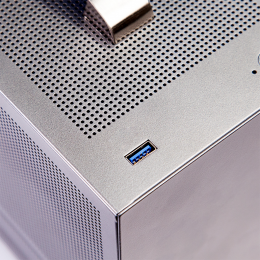 Корпус без блока питания/ Case PCCooler I100 PRO MESH GY, Micro-Tower, Mesh, no fans, 1xUSB 3.0, SFX PSU Support, mITX Grey