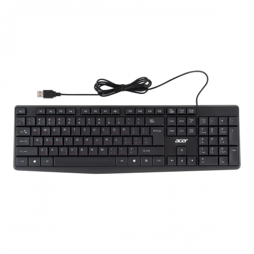 Клавиатура Acer OKW121 USB Black – Надежное решение для вашего компьютера