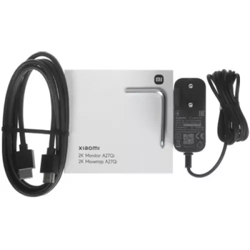 Монитор Xiaomi 27" A27Qi 2026 черный IPS LED 6ms 16:9 HDMI матовая 1300:1 300cd 178гр/178гр 2560x1440 120Hz DP 2K 3.9кг