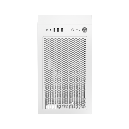 Корпус без блока питания/ Case PCCooler LM300 ARGB WH, Mini-Tower, TG, 1x120mm ARGB, 1xUSB-A 3.0 + 2xUSB-A 2.0, mATX, mITX White