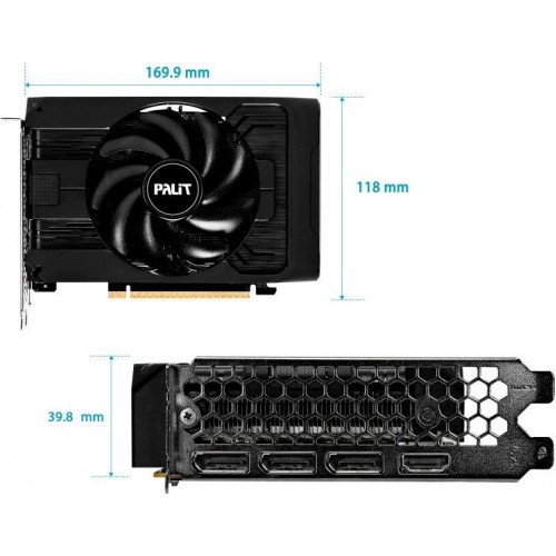 Купить видеокарту Palit GeForce RTX 5050 8Gb GDDR6 с поддержкой PCI-E 5.0 и HDMI/DP для игровых систем