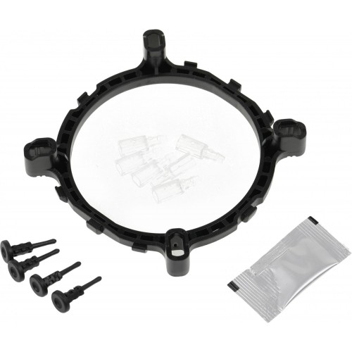 Кулер ID-Cooling DK-01 Soc-AM5/AM4/1200/1700/1851 черный 4-pin 29dB Al 95W 195gr Ret [DK-01]