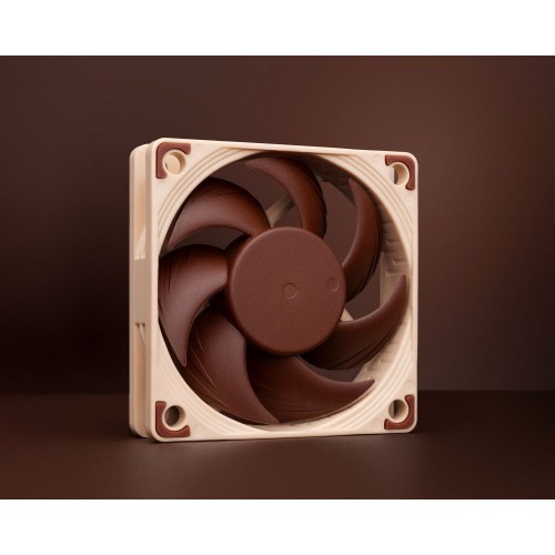 Кулер для корпуса/ Case Cooler Noctua NF-A6x15 PWM (60x60x15mm, 4-pin PWM, 23.4CFM, 19.8dBA, 3500RPM, Beige/Brown)