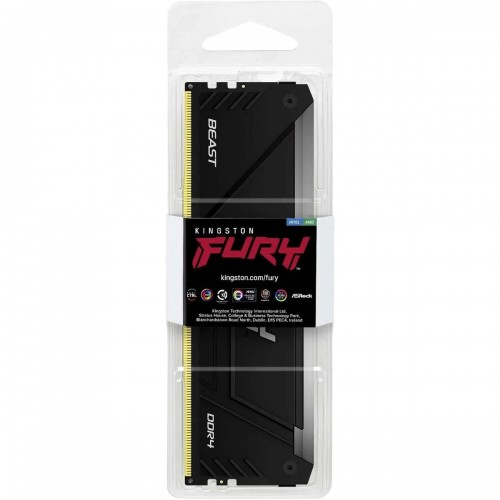 Память оперативная/ Kingston 8GB 3200MT/s DDR4 CL16 DIMM FURY Beast RGB (Select Regions ONLY)