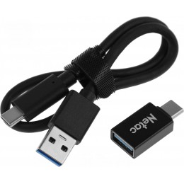 Накопитель SSD Netac USB-C 240Gb NT01Z7S-240G-32BK Z7S 2.5" черный