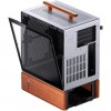 Корпус JONSBO T7 Mini-Tower без блока питания: стильный серебристый корпус для mATX и mITX с USB-A 3.0 и USB-C 3.2
