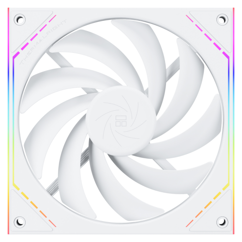 Кулер для корпуса/ Case Cooler Thermalright TL-M14W (140x144x25mm, 4-pin PWM, ARGB, 88.75CFM, 23.7dBA, 1500RPM, White)