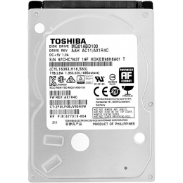 Жесткий диск/ HDD Toshiba SATA 1TB 2.5" 6.0 Gbit/s 5400 rpm 8Mb 1 year warranty (replacement WD10SPZX, ST1000LM048, ST1000LM035)