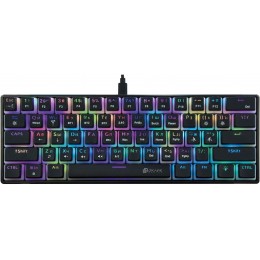 Клавиатура Оклик K763W механическая черный USB беспроводная BT/Radio Multimedia for gamer LED (1920548) кабель 1.5м