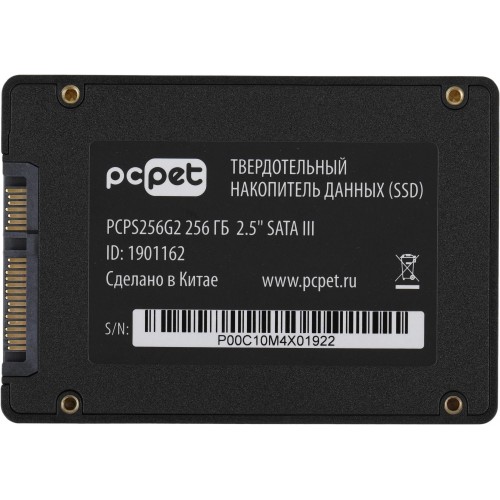 Твердотельный накопитель PC Pet SATA-III 256GB 2.5 - Высокая производительность и надежность для вашего ПК