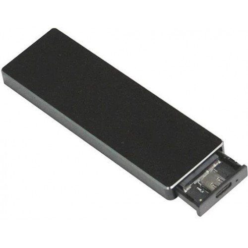 Внешний корпус SSD AgeStar 31UBVS6C для NVMe/SATA M.2 2280 с USB 3.0 – алюминиевый черный B/M-key