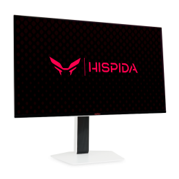 Монитор HISPIDA 27'' 2560x1440, OLED, 178/178, 0.03ms, 250nit, 1.5M:1, 280Hz, 2xDP 1.4/2xHDMI 2.1, noUSB-A, FreeSync, LowBlueLight, LTSP, ExtPWR, VESA 100x100, Black, 1y