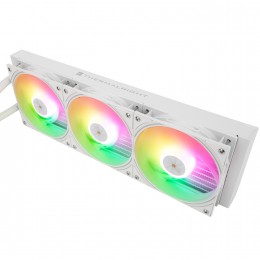 Водяное охлаждение для процессора/ Water Cooling System Thermalright Frozen Warframe 360 Ultra White Argb (360mm, White, ARGB/ Fans: 3x120mm, 70.84CFM, 29.8dBA, 2000RPM/ Pump height 60mm, 23dBA, 3000RPM, Rad thickness 27mm/ S: 1200, 1700, 1851, 2011, 2066