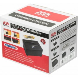 Док-станция для HDD AgeStar 3UBT7 SATA III USB3.0 пластик/алюминий серебристый 1 [3UBT7]