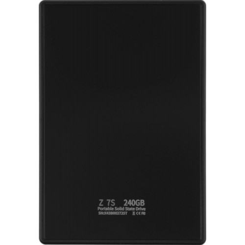 Накопитель SSD Netac USB-C 240Gb NT01Z7S-240G-32BK Z7S 2.5" черный