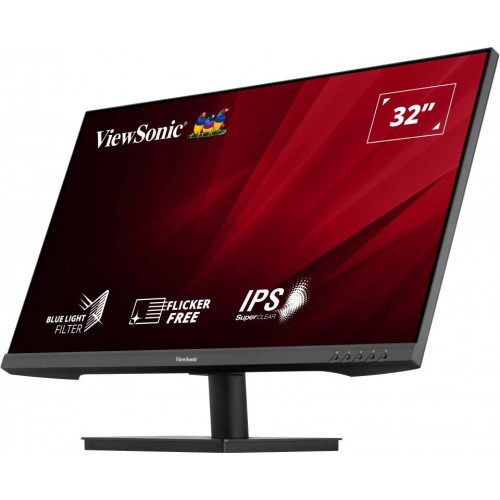 Купить монитор ViewSonic 31.5 VA3209-MH черный IPS LED FHD 1920x1080, 75Hz, 4ms, HDMI, VGA – идеальный выбор для работы и игр