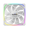 Вентилятор корпусный/ Case Cooler Geometric Future Squama 2503RW-12 Reverse (120x120x25mm, 4-pin PWM, ARGB, 57.67CFM, 29.87dBA, 1500RPM, White) Geometric Future