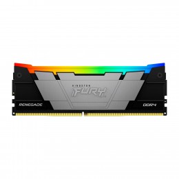 Память оперативная/ Kingston 64GB 3600MT/s DDR4 CL16 DIMM (Kit of 4) 1Gx8 FURY Renegade RGB