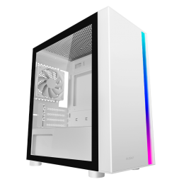 Корпус без блока питания/ Case PCCooler LM300 ARGB WH, Mini-Tower, TG, 1x120mm ARGB, 1xUSB-A 3.0 + 2xUSB-A 2.0, mATX, mITX White