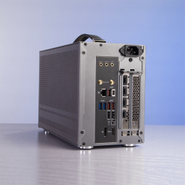 Корпус без блока питания/ Case PCCooler I100 PRO MESH GY, Micro-Tower, Mesh, no fans, 1xUSB 3.0, SFX PSU Support, mITX Grey