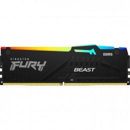 Память оперативная/ Kingston 32GB 6800MT/s DDR5 CL34 DIMM (Kit of 2) FURY Beast RGB EXPO