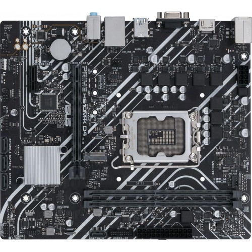 Купить материнскую плату Asus PRIME H610M-K D4 для Intel 1700, 2xDDR4, mATX, 8ch звук, HDMI и VGA