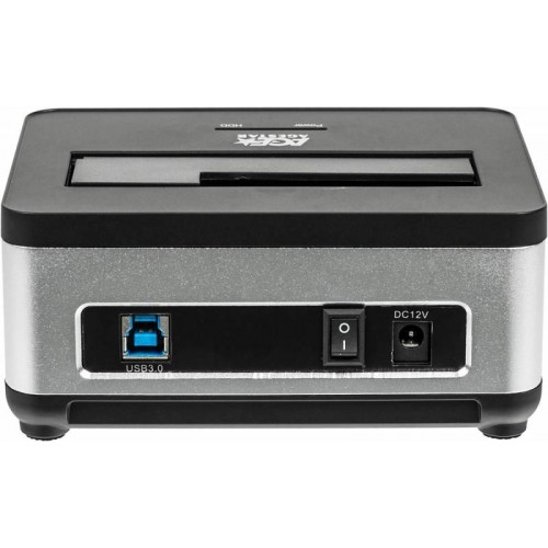 Док-станция AgeStar 3UBT7 для HDD SATA III с USB 3.0 - Серебристый алюминий и пластик