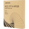 Вентилятор для корпуса Accord ACC-YF14 ARGB 140х140x25 белый 4-pin (ACC-YF14 ARGB WHITE) brown box Accord