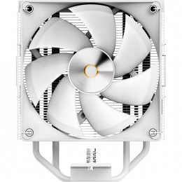Кулер для процессора/ CPU Cooler Ocypus Delta A40 WH ARGB (220W, 4-pin PWM, 156.7mm, Al/Cu, 4x6mm, ARGB, 1x120mm, 73CFM, 29dBA, 2000RPM, S: 1851/1700/1200/115X, AM5/AM4, white)