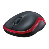 Мышь Logitech M185 черный/красный оптическая 1000dpi беспров. USB для ноутбука 2but (910-002633)