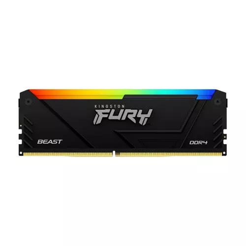 Память оперативная/ Kingston 32GB 3200MT/s DDR4 CL16 DIMM FURY Beast RGB Kingston