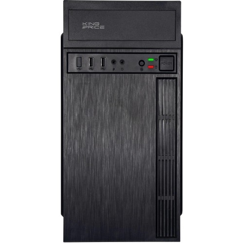 Корпус KingPrice KPCC-MN210 черный mATX с охлаждением 1x80mm и 2x120mm, 2xUSB2.0, аудио - идеальный выбор для сборки ПК