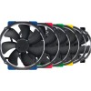 Кулер для корпуса/ Case Cooler Noctua NF-A15 HS-PWM chromax.black.swap (140x150x25mm, 4-pin PWM, 82.5CFM, 24.6dBA, 1500RPM, Black)