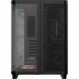 Корпус без блока питания/ Case Corsair AIR 5400 RS-R ARGB, Midi-Tower, TG, 3x120mm ARGB reverse fans, 2xUSB-A 3.2, 1xUSB 3.2 Type-C, E-ATX, ATX, mATX, mITX Black