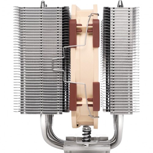 Кулер для процессора/ CPU Cooler Noctua NH-D12L (148W, 4-pin PWM, 145mm, Al/Cu, 5x6mm, 1x120mm, 60.1CFM, 22.6dBA, 2000RPM, S: 1851/1700/1200/115X, AM5/AM4, Beige/Brown)