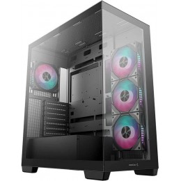 Корпус Deepcool CG580 4F черный без БП ATX 6x120mm 3x140mm 2xUSB3.0 audio bott PSU
