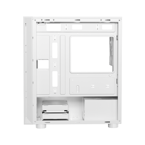 Корпус без блока питания/ Case PCCooler LM300 ARGB WH, Mini-Tower, TG, 1x120mm ARGB, 1xUSB-A 3.0 + 2xUSB-A 2.0, mATX, mITX White